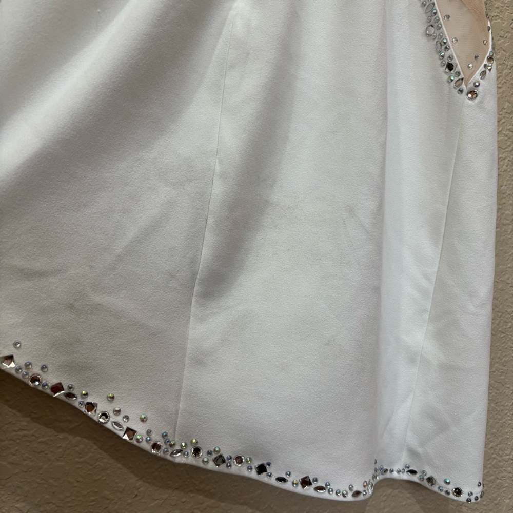 Fashion Nova Elegant White Asymmetrical Dress - Picture 9 of 12
